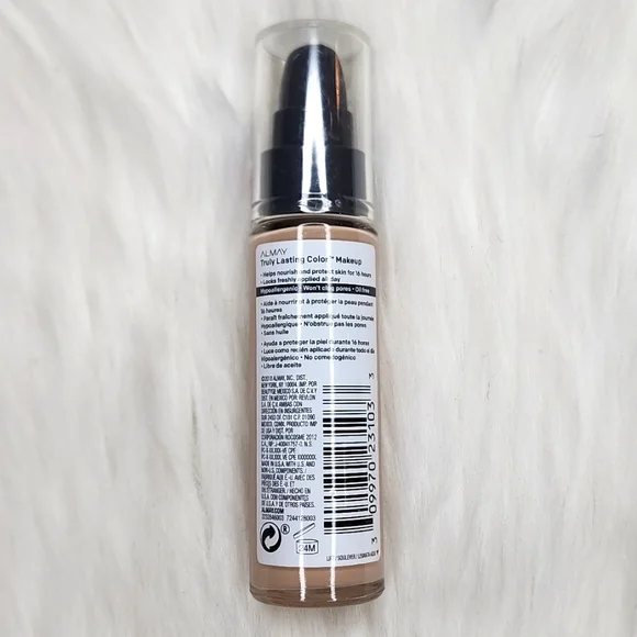 Almay Truly Lasting Color Liquid Makeup Long Wearing Natural Finish Foundation - Picture 8 of 12